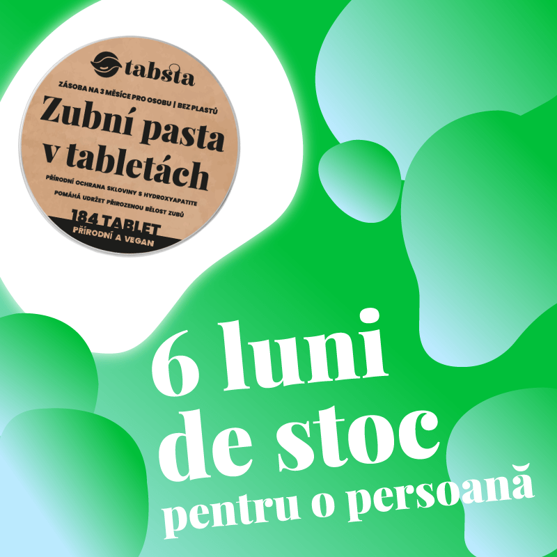 Tabsta® Pastă de dinți naturală în tablete (duopack) / Economisești 10%