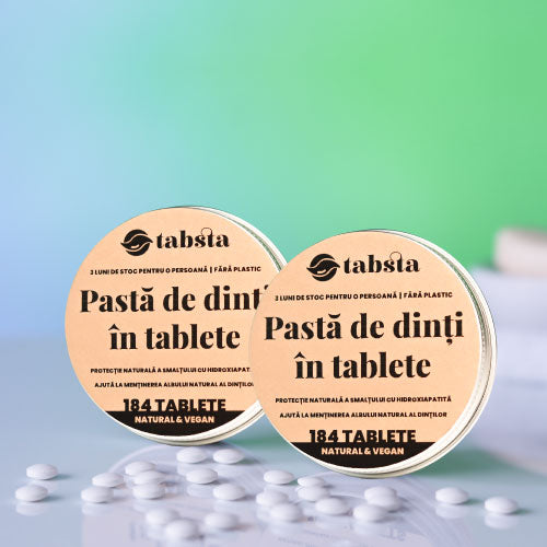 Tabsta® Pastă de dinți naturală în tablete (duopack) / Economisești 10%