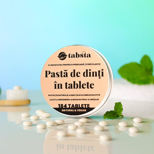 Tabsta® Pastă de dinți naturală în tablete (pentru 3 luni)